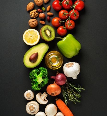 hedelmiä ja kasviksia hyvinvoima valmennuksessa